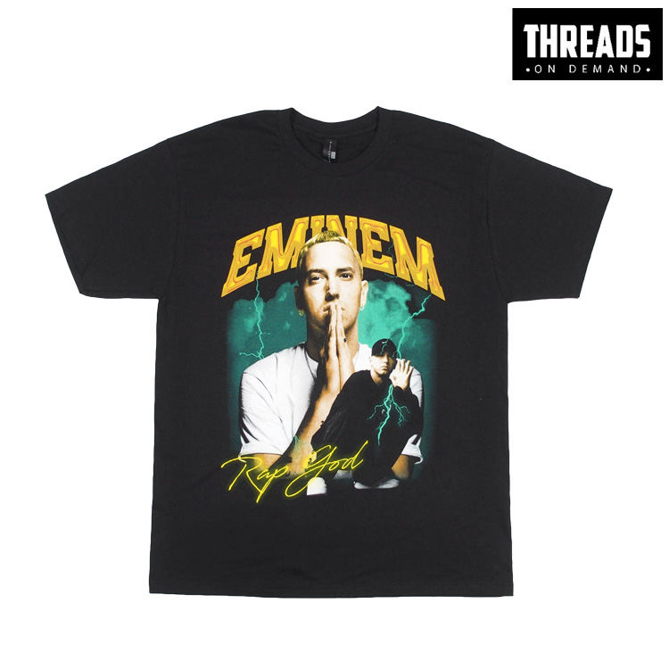 THREADS ON DEMAND Tシャツ 半袖 EMINEM エミネム デザイン プリント