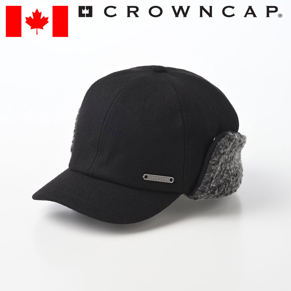CROWN CAP（クラウンキャップ） フライトキャップ 耳当て付き 防寒帽