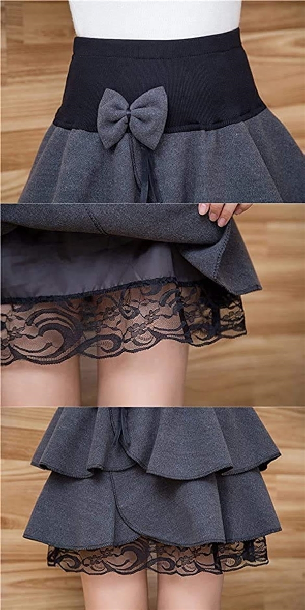 ゴスロリ スカート コルセット アシンメトリー タイト チェック 大きい