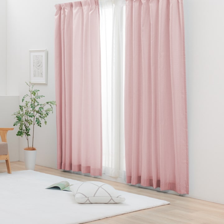 カーテン 4枚セット 4枚組 4Pラスター 幅100cm 丈135 178 ドレープ