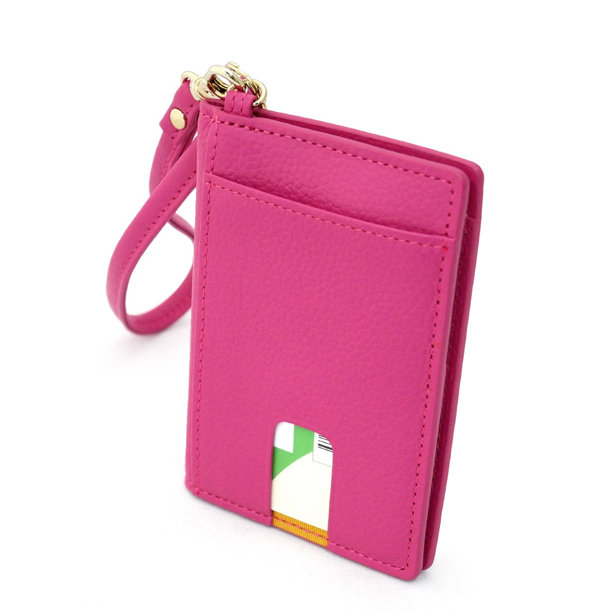 イビサ公式 パスケース 本革 レザー シンプル IC カード ハンドメイド