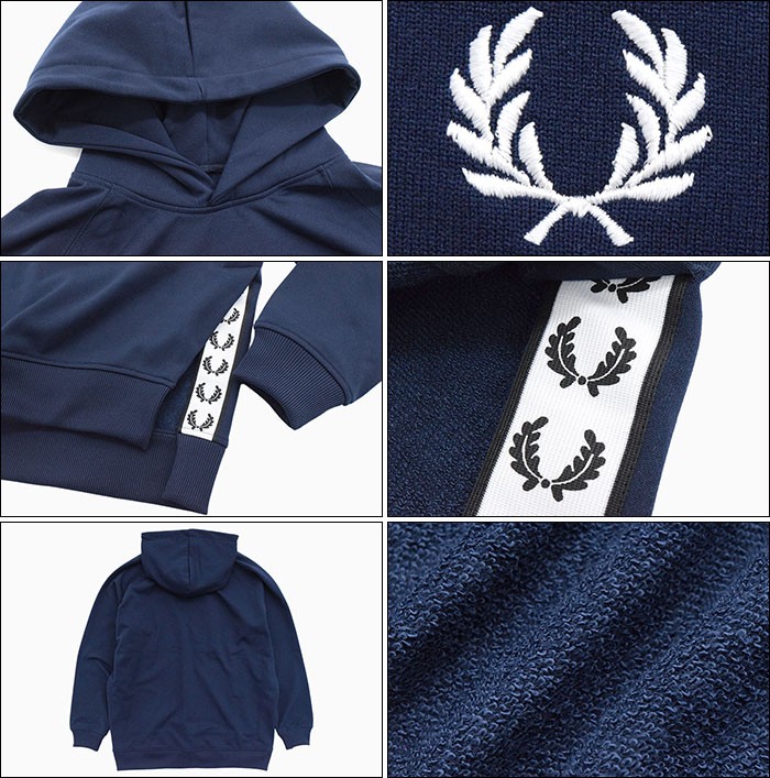 FRED PERRY（フレッドペリー） プルオーバー パーカー メンズ テープド