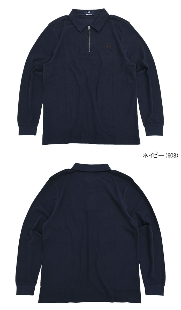 FRED PERRY（フレッドペリー） ポロシャツ 長袖 メンズ オープン