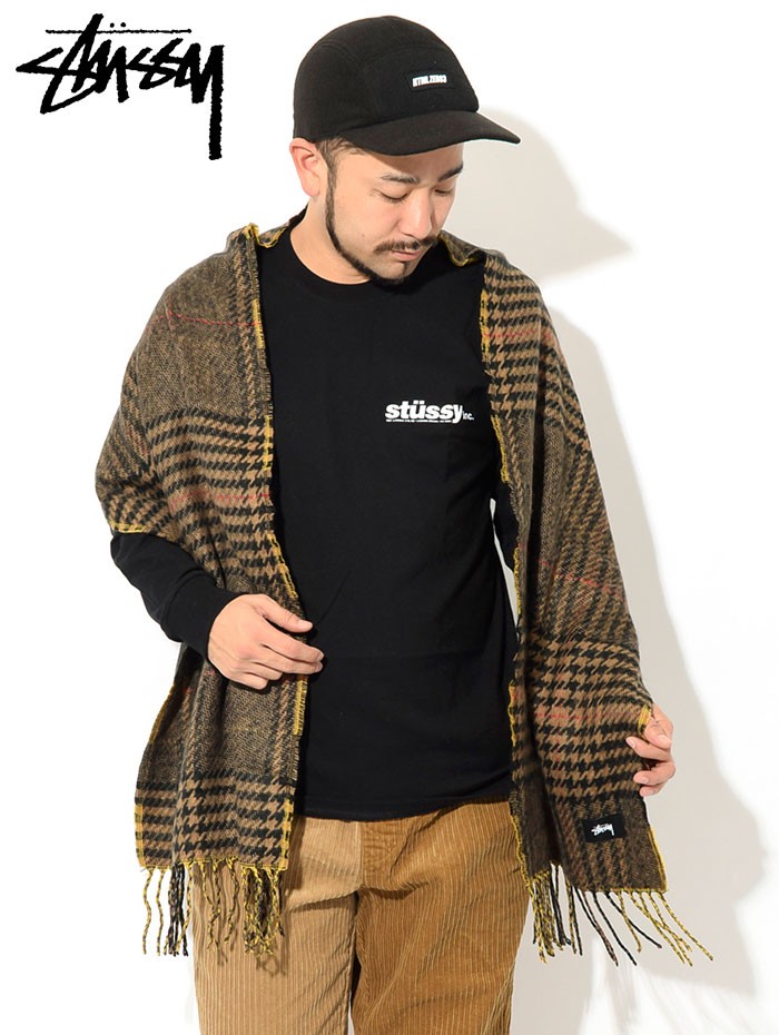 STUSSY（ステューシー） マフラー メンズ HO19 Double Faced Wool