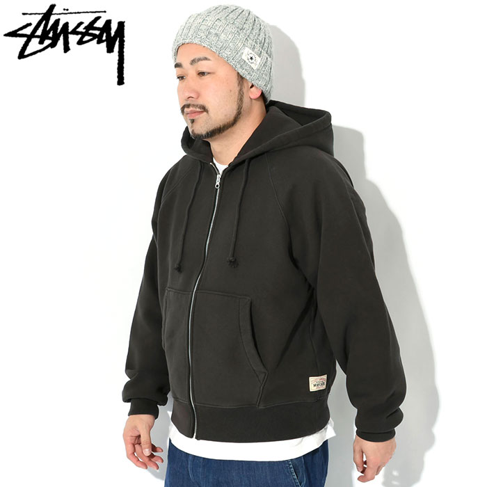 STUSSY（ステューシー） パーカー ジップアップ メンズ Raglan ( full