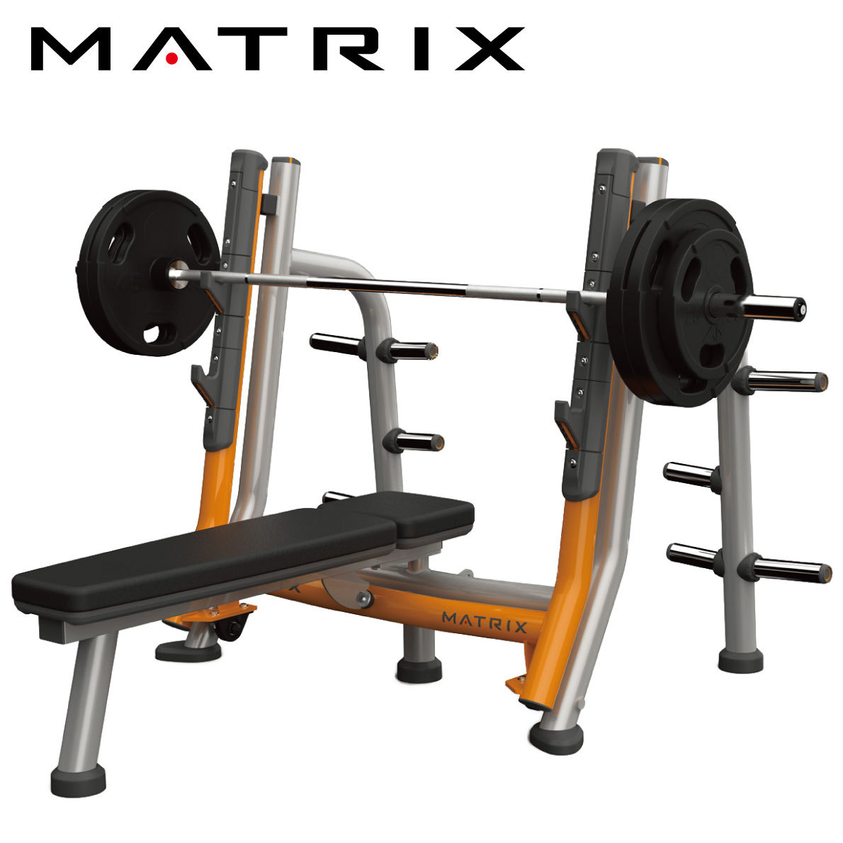 オリンピックベンチ MG-A678 フラットベンチ 業務用 ベンチプレス