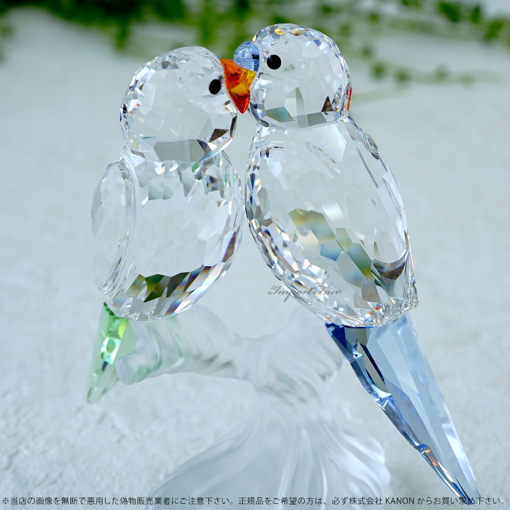SWAROVSKI（スワロフスキー） セキセイインコ 鳥 680627 ギフト