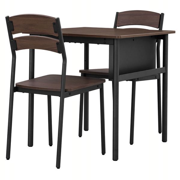 ダイニングセット おしゃれ 3点セット 木製 スチール脚 シンプル