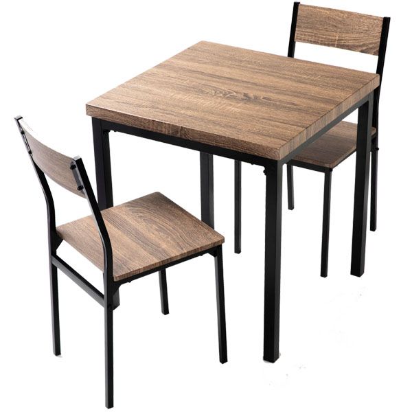 ダイニングテーブルセット 2人 3点セット ヴィンテージ おしゃれ