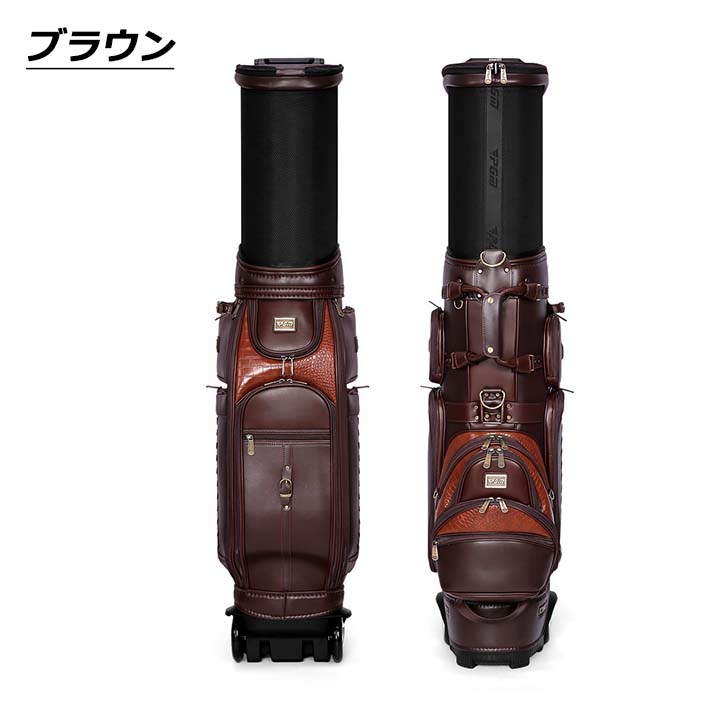 キャディバッグ 2輪キャスター ポータブルゴルフバッグ PGM メンズ