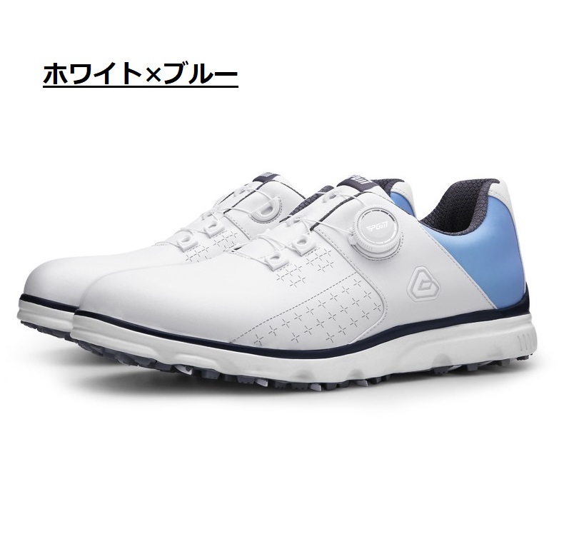 ゴルフシューズ PGM ダイヤル式 BOA スパイクレス スニーカータイプ