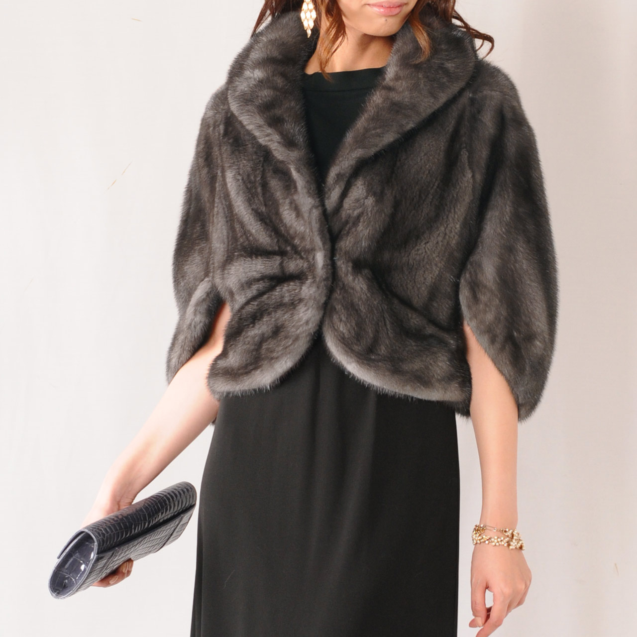 sankyo shokai（三京商会） 毛皮/ミンク ボレロ ケープ/レディース