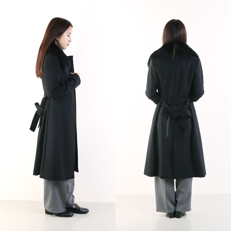 sankyo shokai（三京商会） カシミヤ 100％ ダブル ロング コート