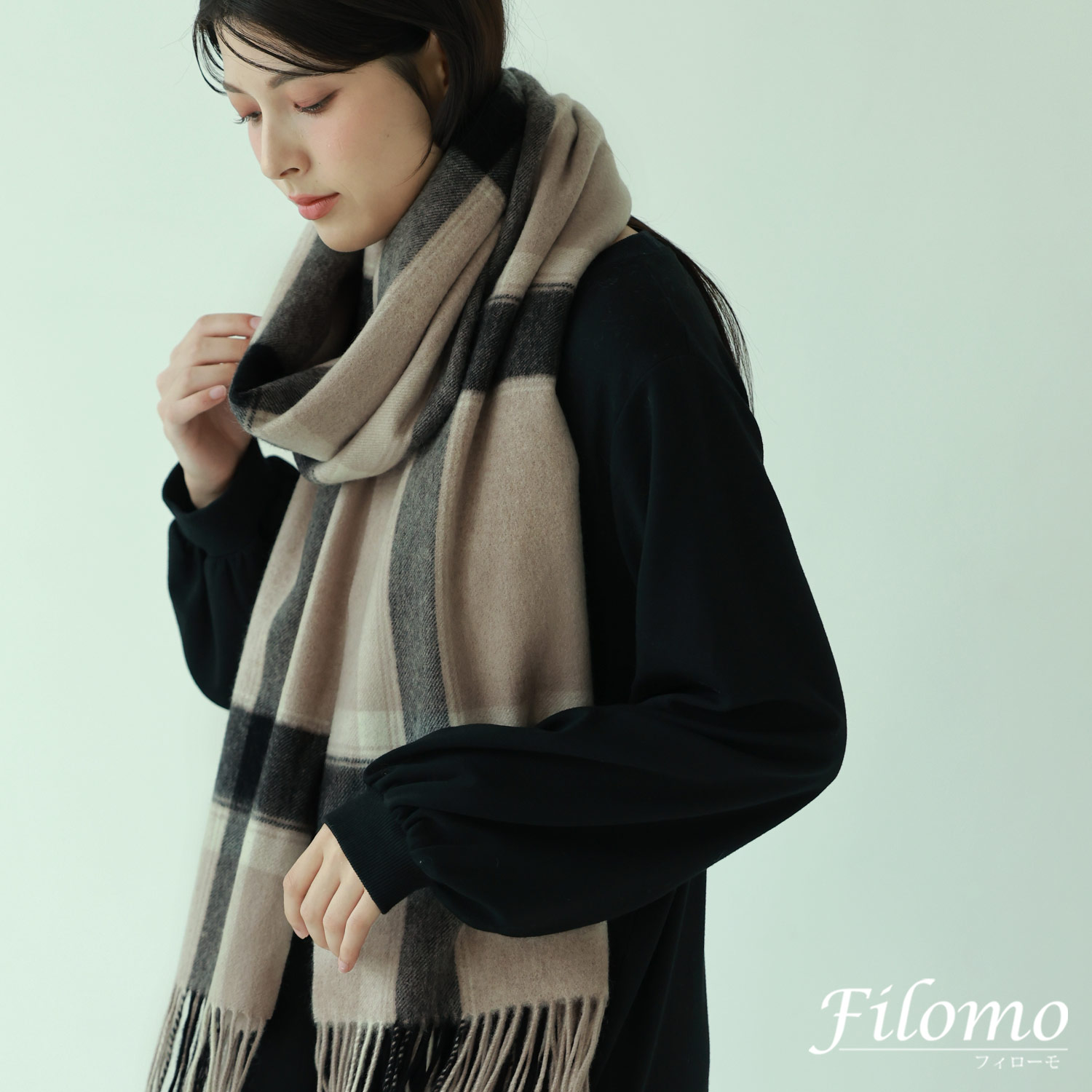 Filomo（フィローモ） [10%offクーポン]カシミヤ ストール 100