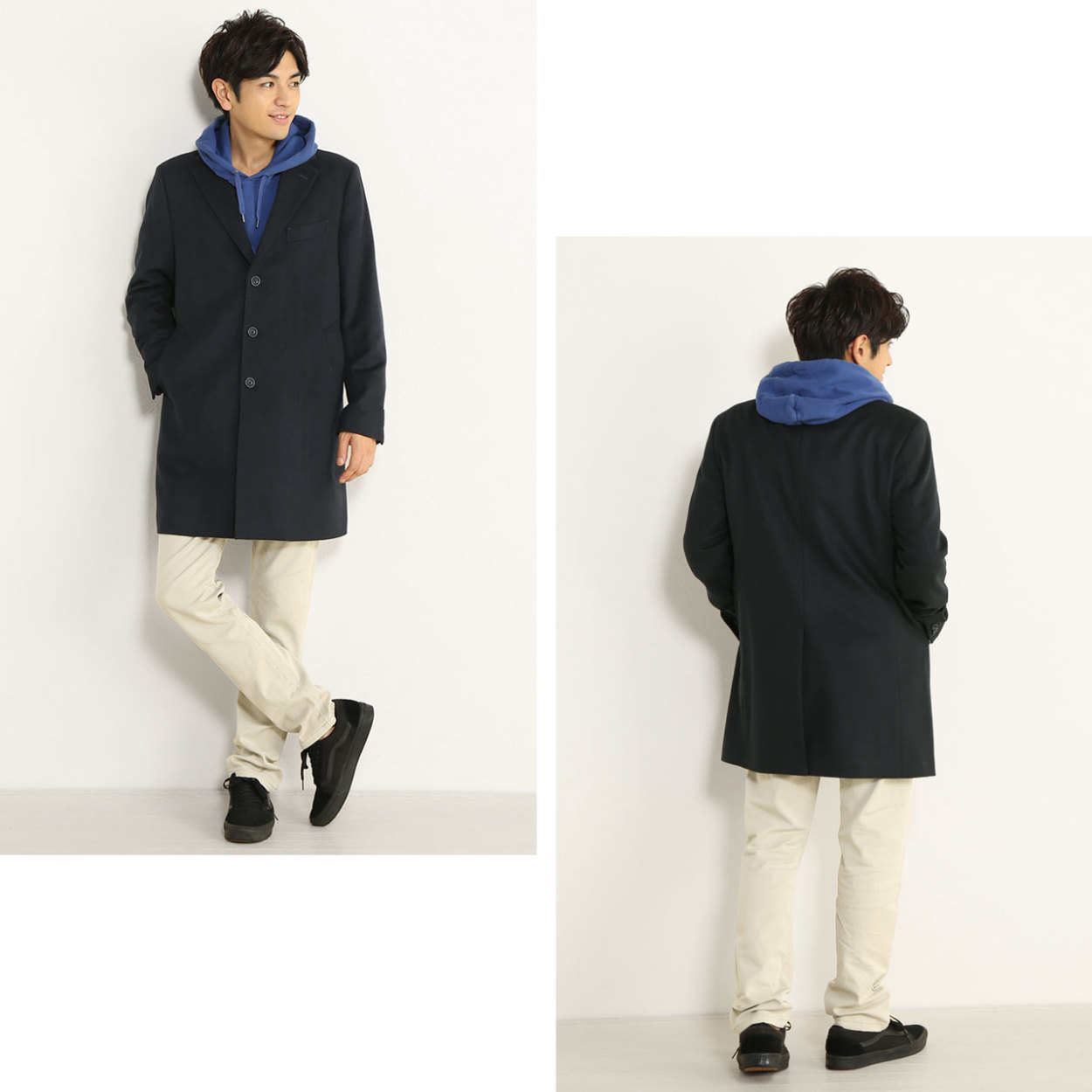 HALEINE（アレンヌ） [10%offクーポン]チェスターコート メンズ