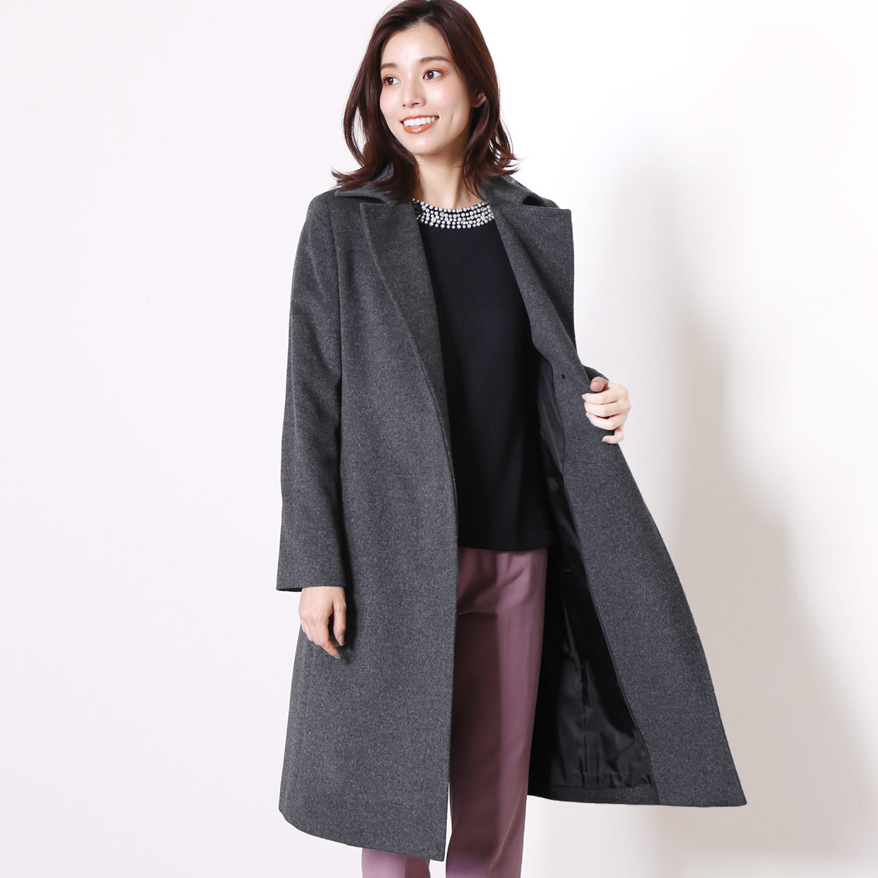 sankyo shokai（三京商会） [10%offクーポン]カシミヤ ブレンド ウール