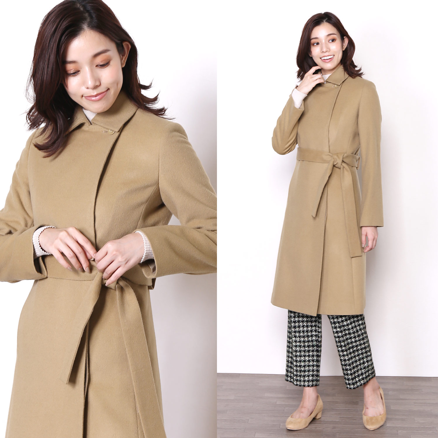 sankyo shokai（三京商会） [10%offクーポン]カシミヤ ブレンド ウール