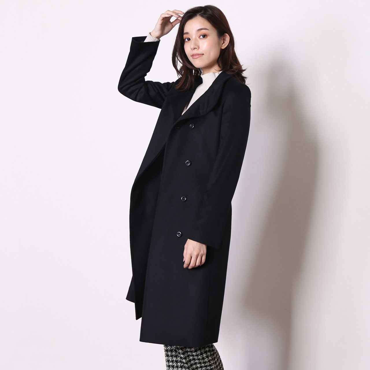 sankyo shokai（三京商会） [10%offクーポン]カシミヤ ブレンド ウール