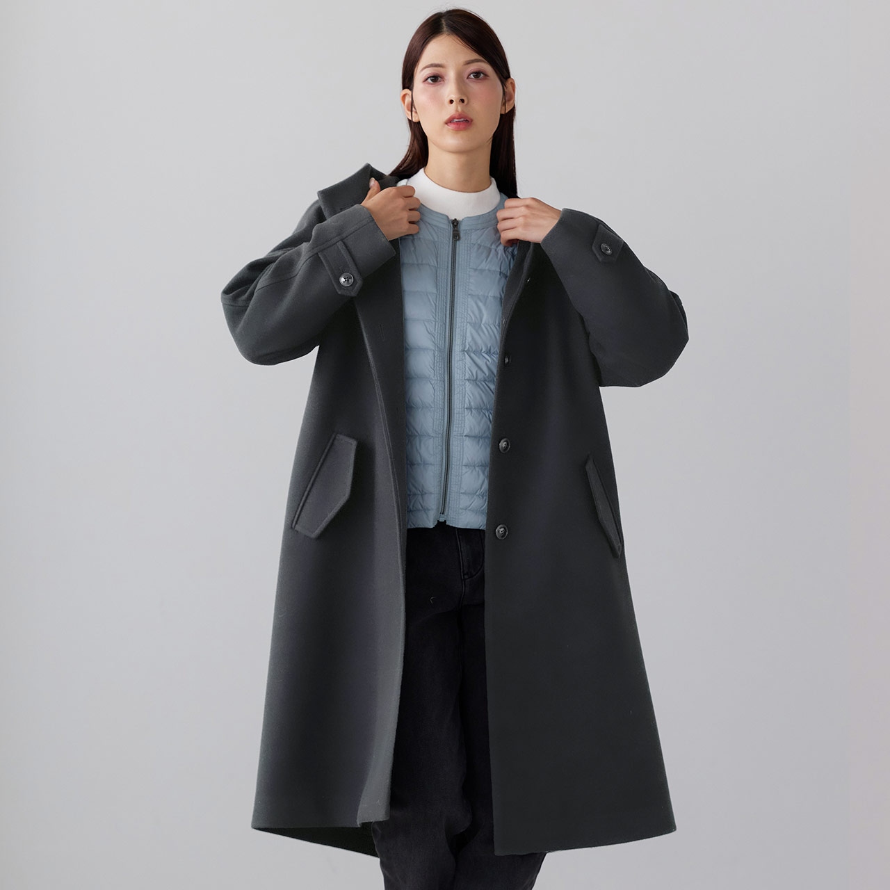 Filomo（フィローモ） [10%offクーポン]Filomo ロングコート フード