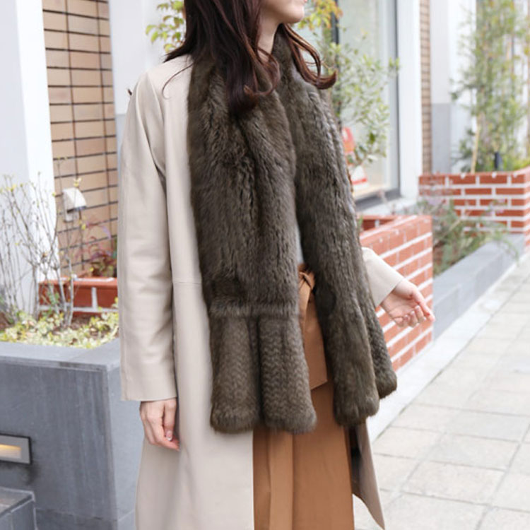 sankyo shokai（三京商会） ストール 毛皮 ロシアン セーブル ファー