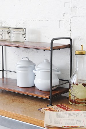 ラック 卓上 おしゃれ ディスプレイ 収納 棚 木製 レトロ アンティーク