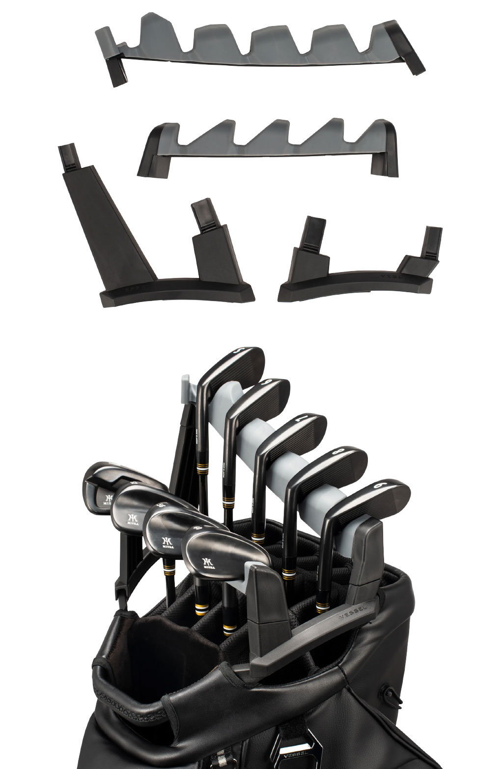 VESSEL ゴルフクラブオーガナイザー Golf Club Organizer Lux XV 2.0