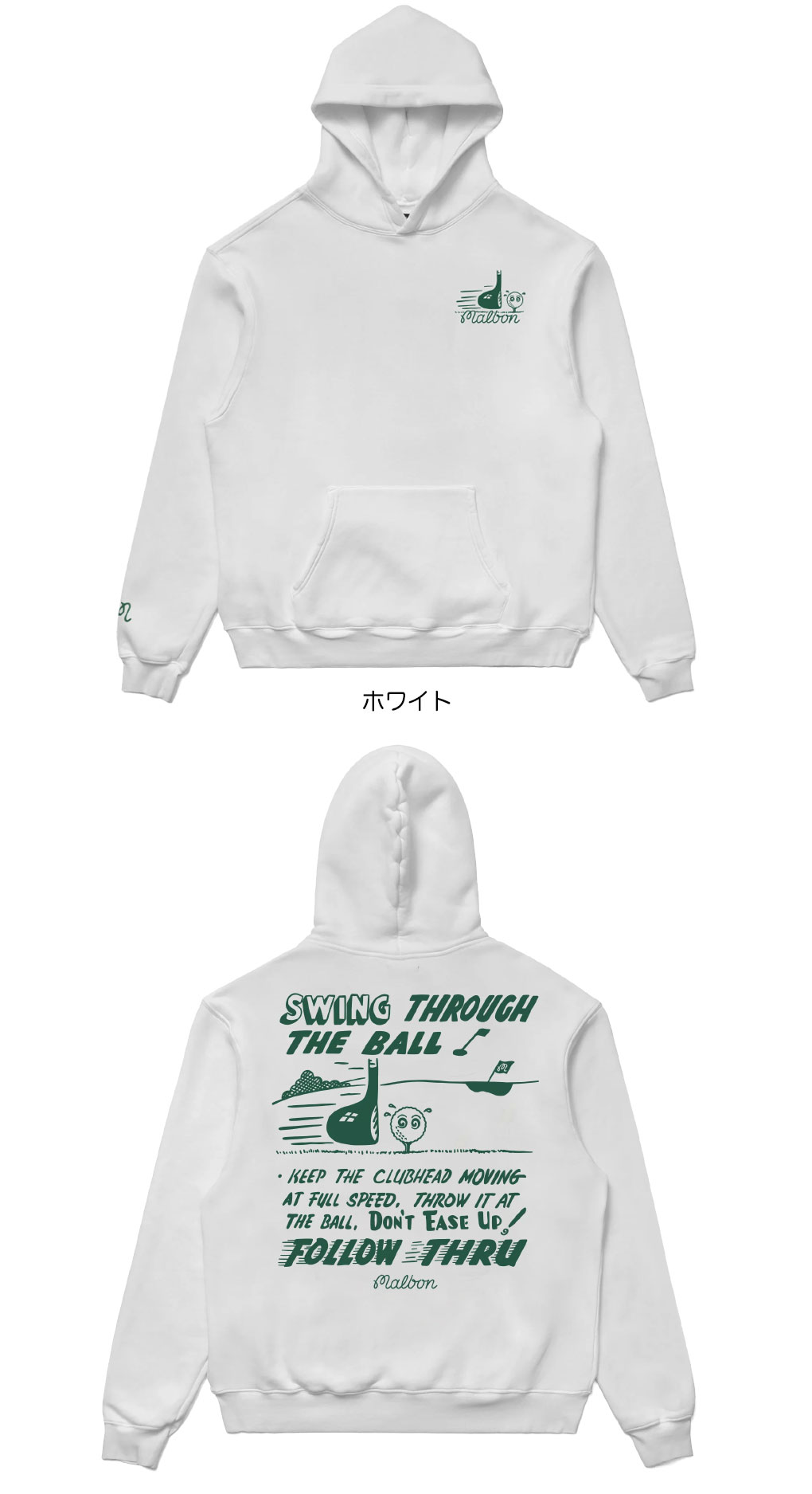 マルボンゴルフ ウェア パーカー M-9225 FOLLOW THRU HOODIE メンズ