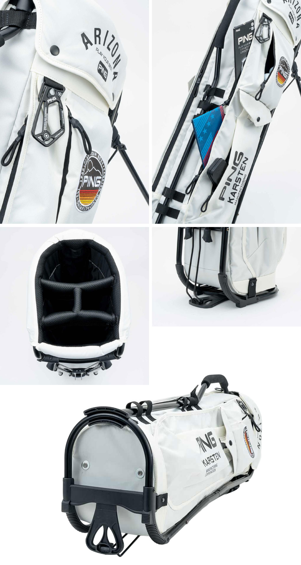 PING（ピン） キャディバッグ CB-N2503 パイプフレームスタンド 9.0型