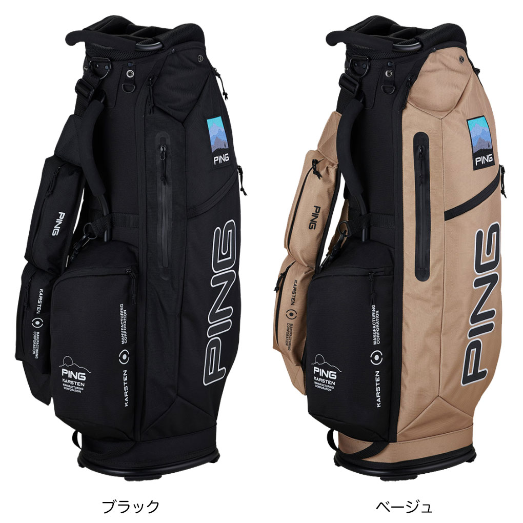 PING（ピン） キャディバッグ CB-N2504 アウトドア 9.0型 4分割 カート