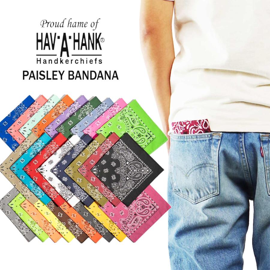 HAV-A-HANK（ハバハンク） バンダナ アメリカ製 トラディショナル