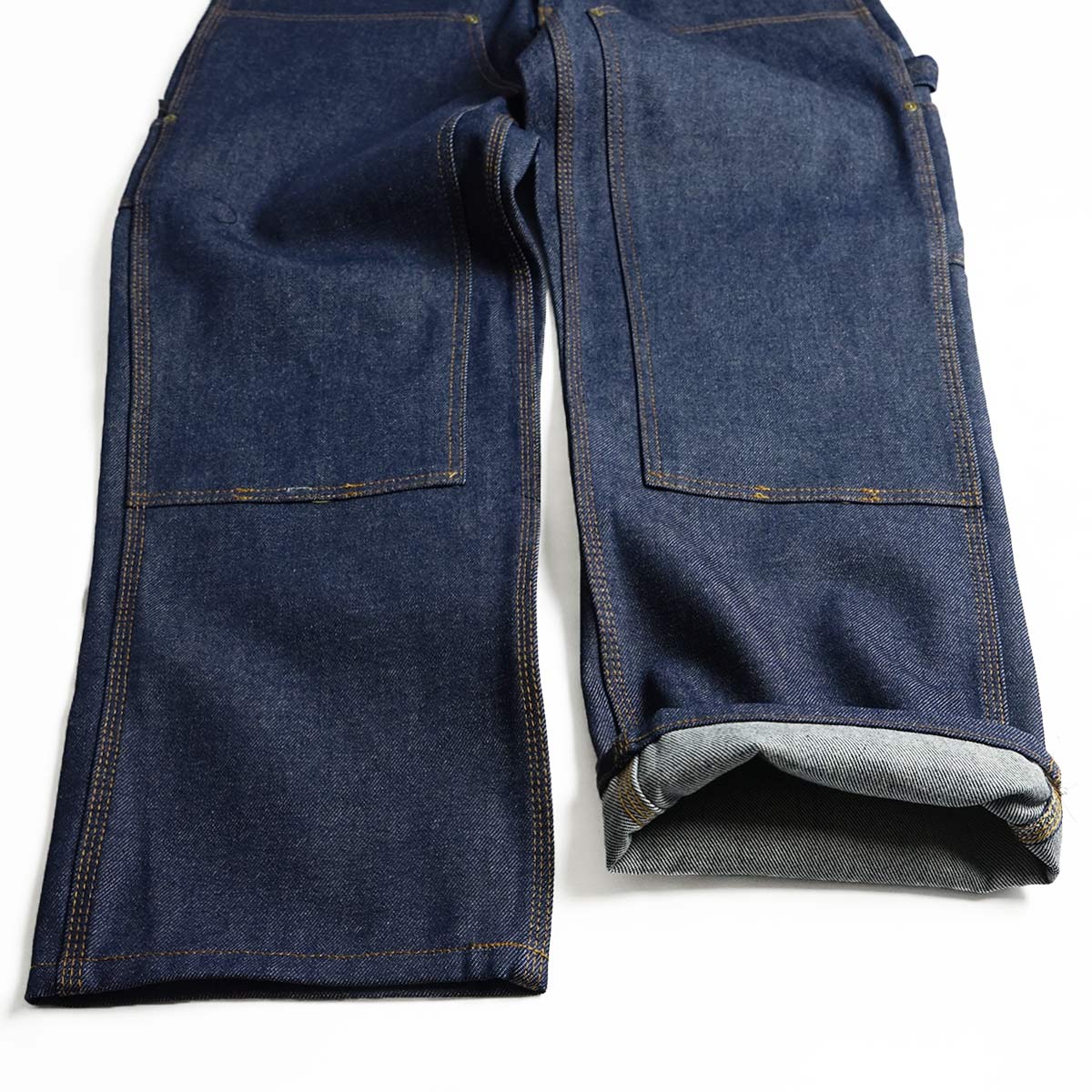 KEY キー ダブルフロント デニム ロガー ダンガリー パンツ ｜ 447-41