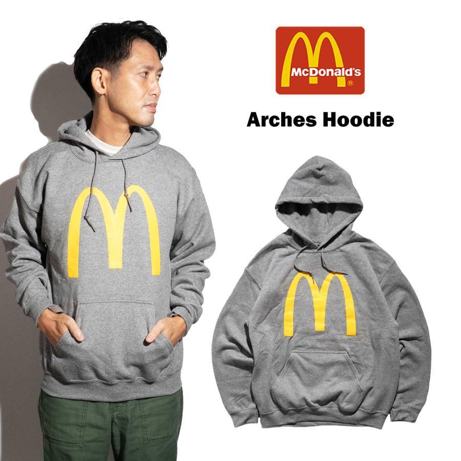 マクドナルド McDonald's アーチロゴ バリューフーディー グレー