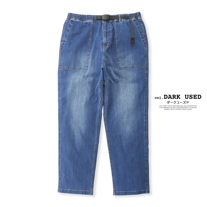 GRAMICCI（グラミチ） ストレッチ デニム ルーズテーパード リッジ