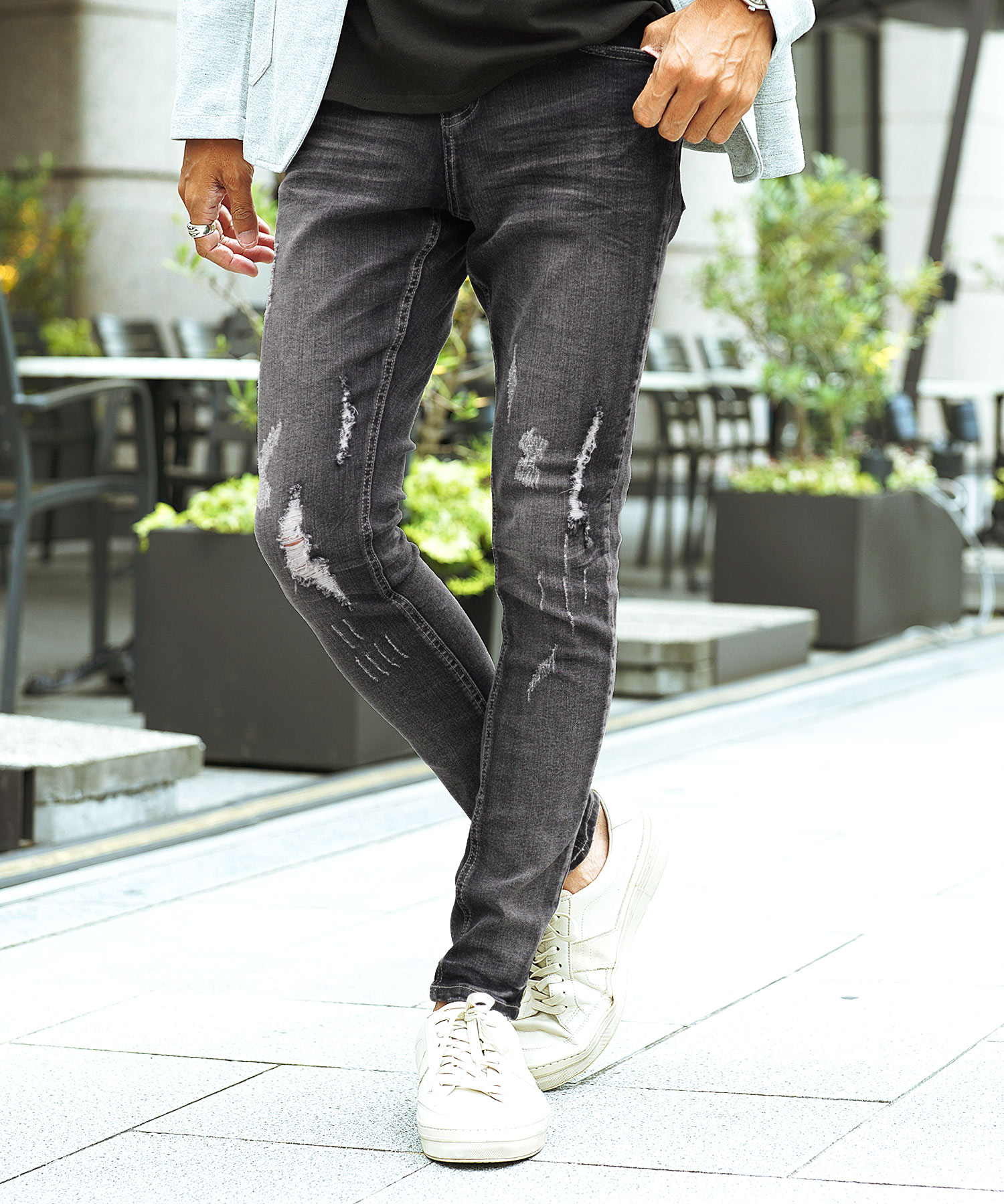 JIGGYS SHOP（ジギーズショップ） スキニーデニム メンズ ボトムス