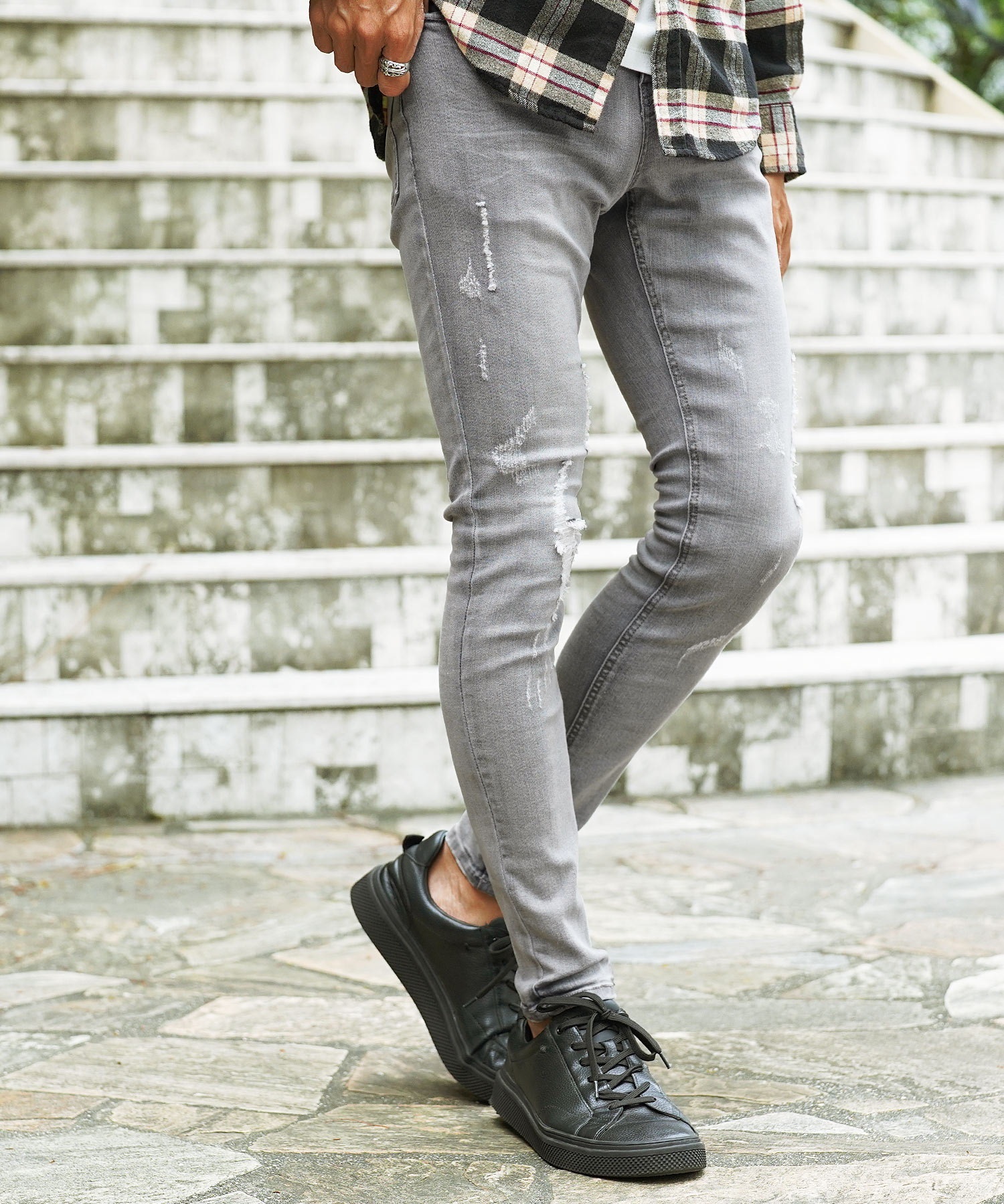 JIGGYS SHOP（ジギーズショップ） スキニーデニム メンズ ボトムス