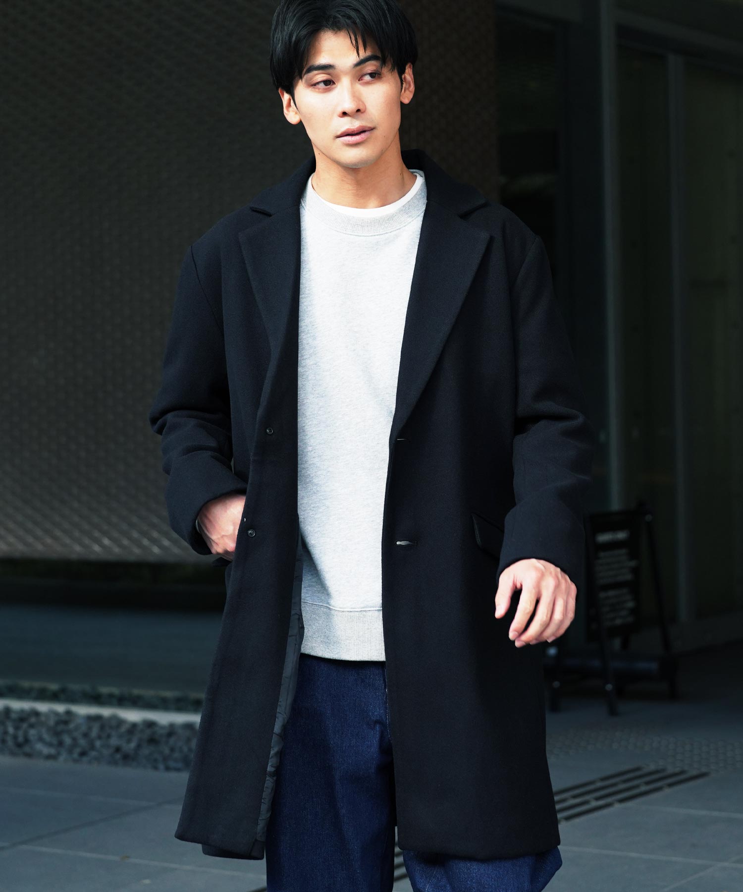 JIGGYS SHOP（ジギーズショップ） チェスターコート ステンカラー