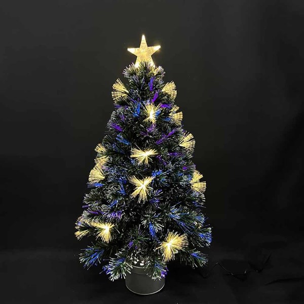 ファイバーツリー クリスマスツリー ミニツリー LED クリスマス