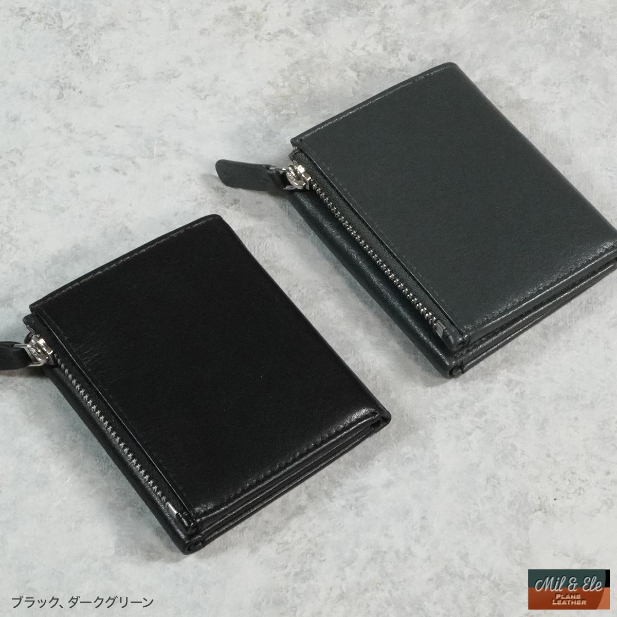 本革 三つ折り財布 メンズ ミニ財布 コンパクト 財布 レディース 革