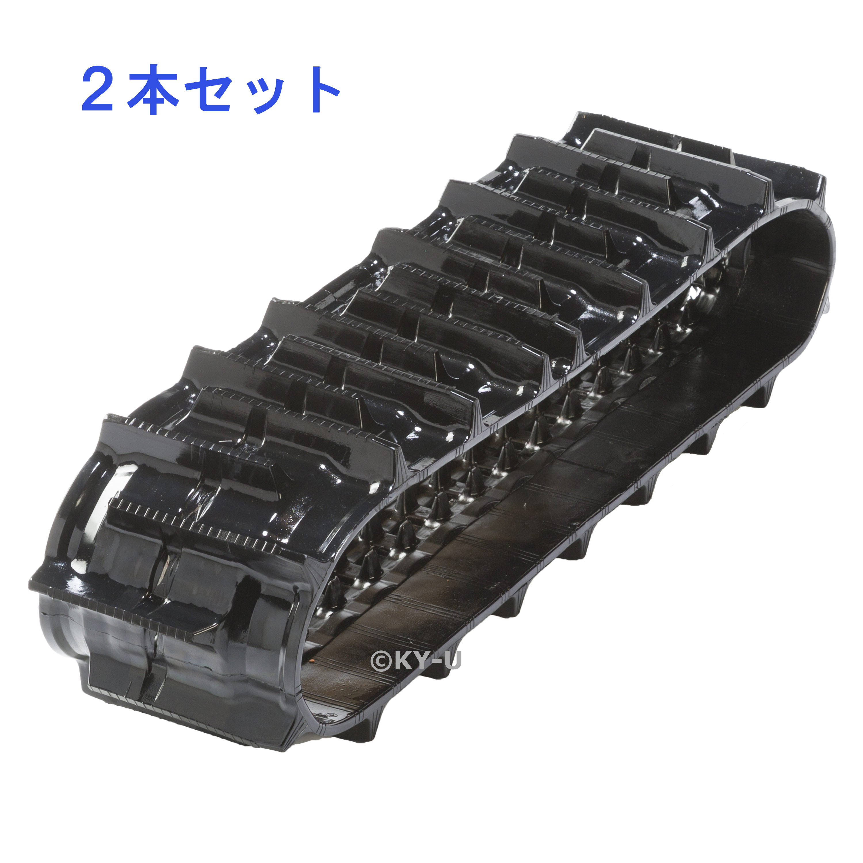 ハーベスター用ゴムクローラー2本セット180×84×28 ゴムクローラ