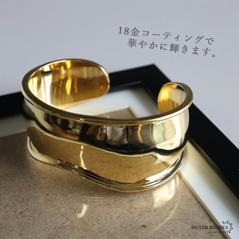 中東ドバイ24金gpゴールド バングル アレルギー反応なし