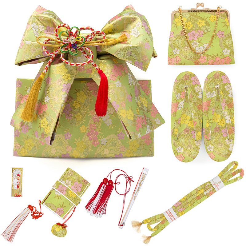 七五三女の子小物 結び帯はこせこセット 7点セット 3歳 5歳 7歳 作り帯