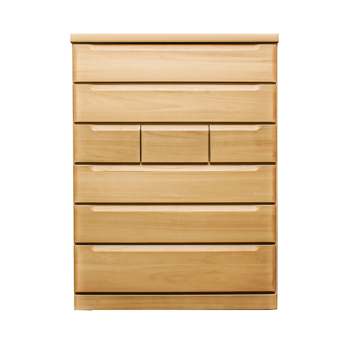 タンス チェスト 日本製 幅100cm 6段 ハイチェスト 完成品 桐無垢材