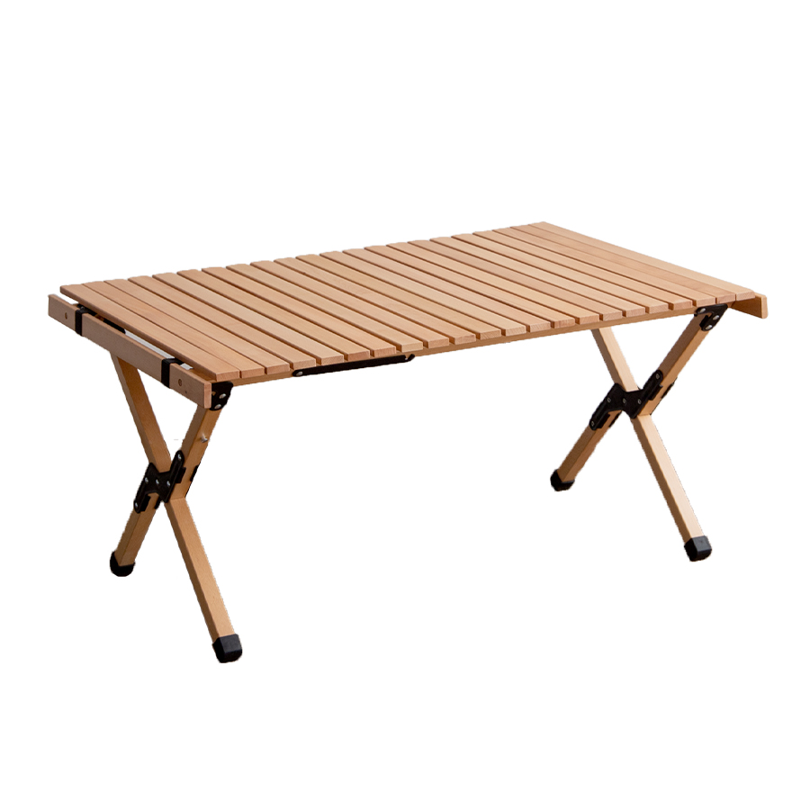 折りたたみテーブル ロールトップ ベランピング ベランダ 室内