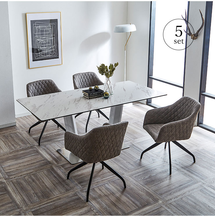 ダイニングテーブル ダイニングセット バロック セラミック テーブル