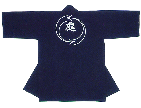 祭り 半纏 長 法被 はっぴ メンズ レディース 袢天 祭半纏 半天 濃紺地