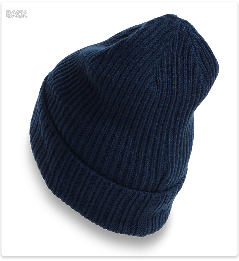 PUMA（プーマ） ニット帽 ブラック ネイビー リブ クラシック カフ