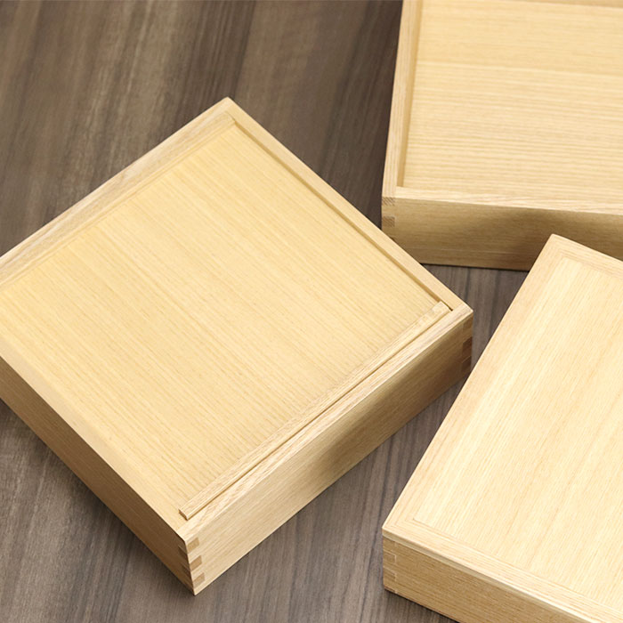 重箱 松屋漆器店 日本製 国産 タモ3段 三段重箱 内ナチュラル 6寸5〜6