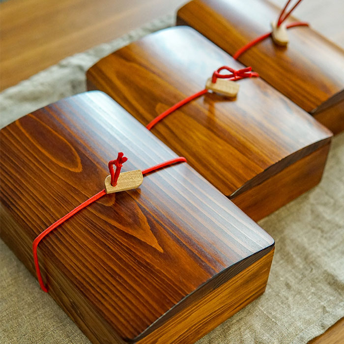 木製 ひのき 拭き漆 日本製 国産 弁当箱 中 約700cc : 曲げわっぱ弁当