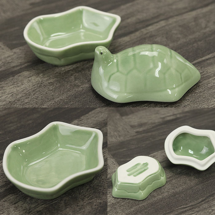 小鉢 ミニサイズ 蓋付き 鶴型 亀型 珍味入れ 全2種 一品料理 ハレの日