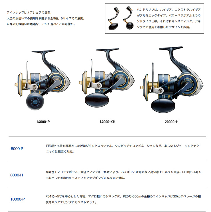 SALTIGA 20 ソルティガ 14000-XH 272780 ダイワ : カツキネットヤフー